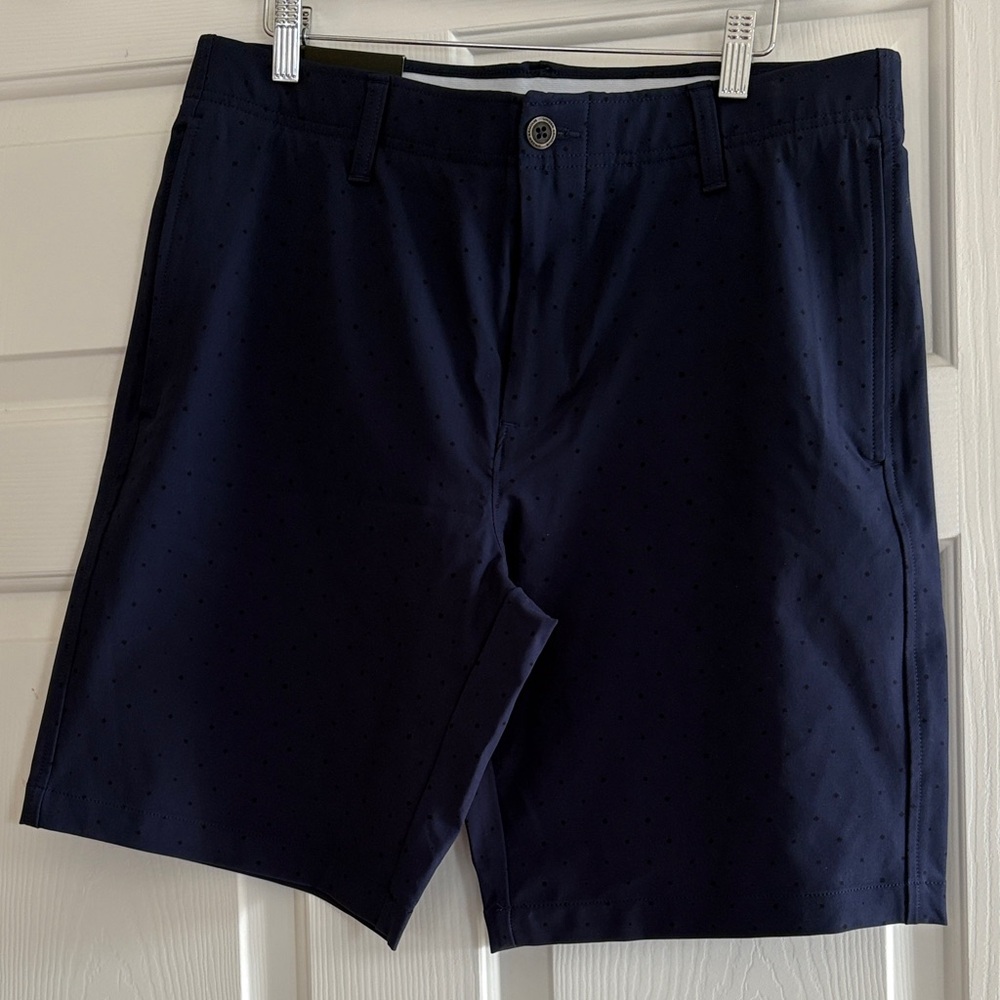 Under Armour Dark Blue Flat Front Shorts